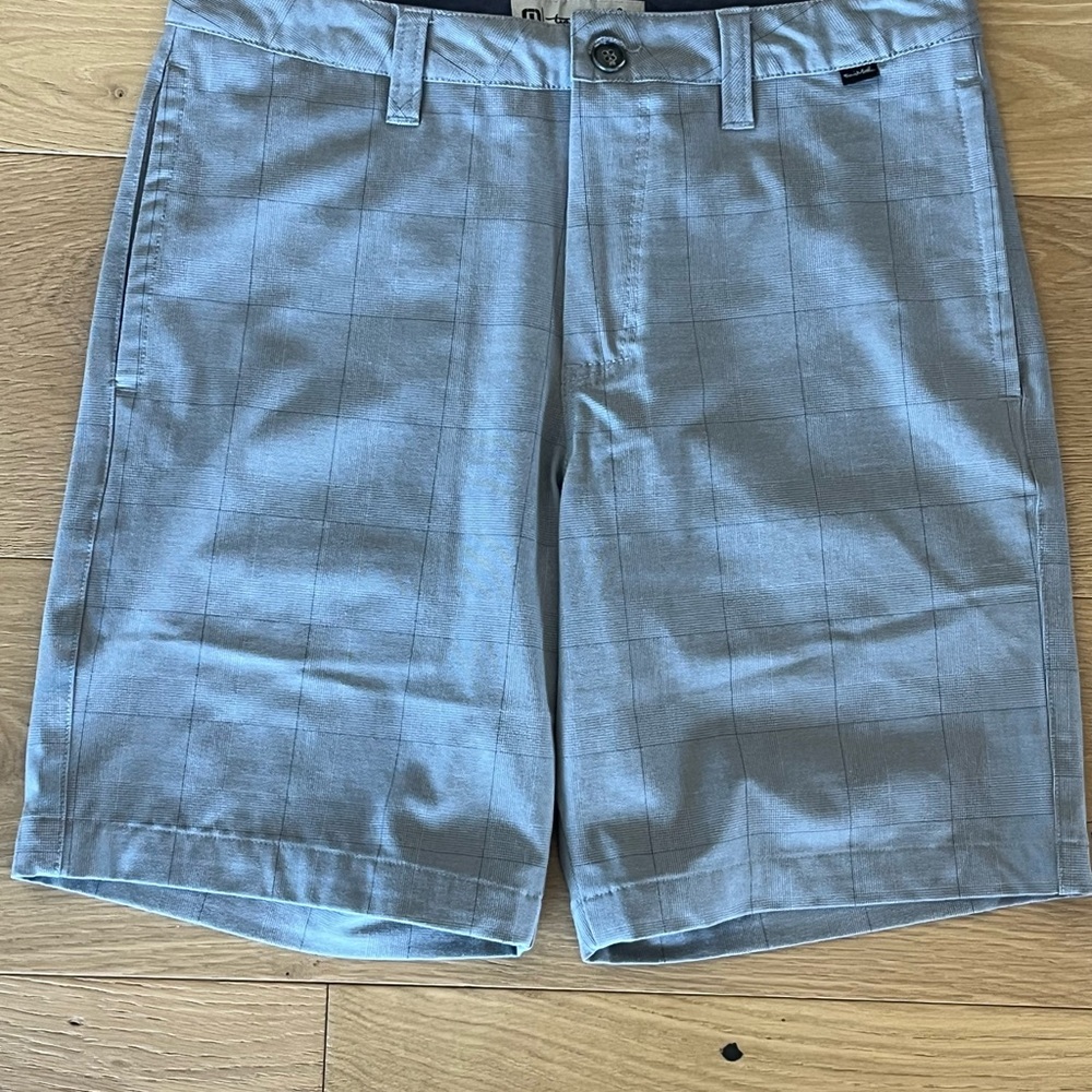 Travis Mathew Light Gray Flat Front Shorts